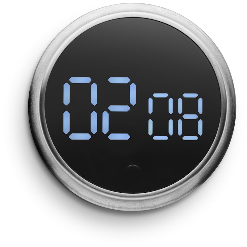 Magneettinen Ajastin Brushed Steel