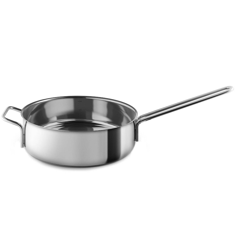 Stainless Steel Sauté-Pannu Ø25 cm