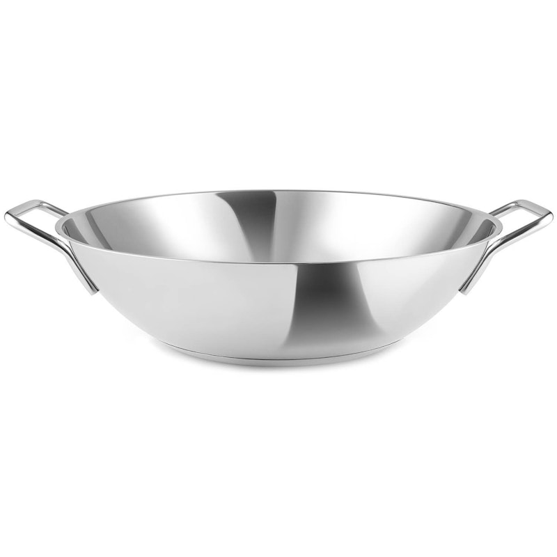 Stainless Steel Wokkipannu 5 L