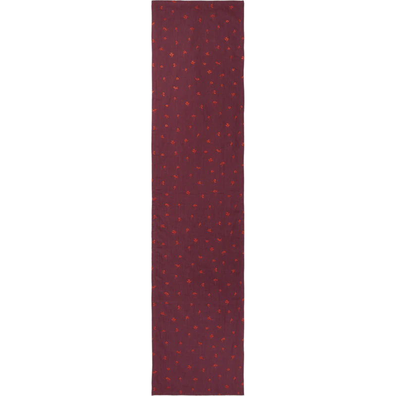 Baies Kaitaliina 40x180 cm, Dark Grape / Picante