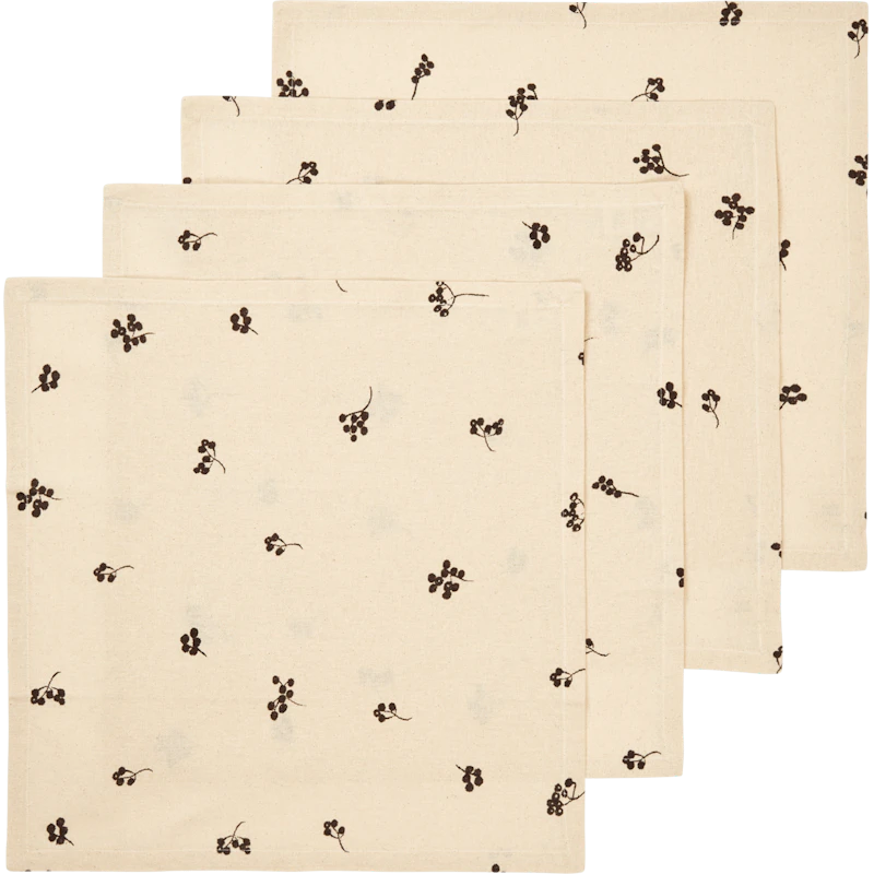 Baies Servetti 4 kpl:n pakkaus, Natural / Dark Chocolate