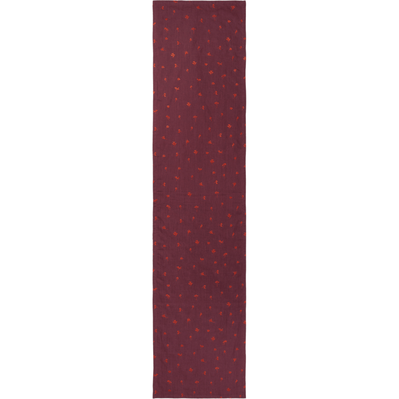 Baies Kaitaliina 40x180 cm, Dark Grape / Picante