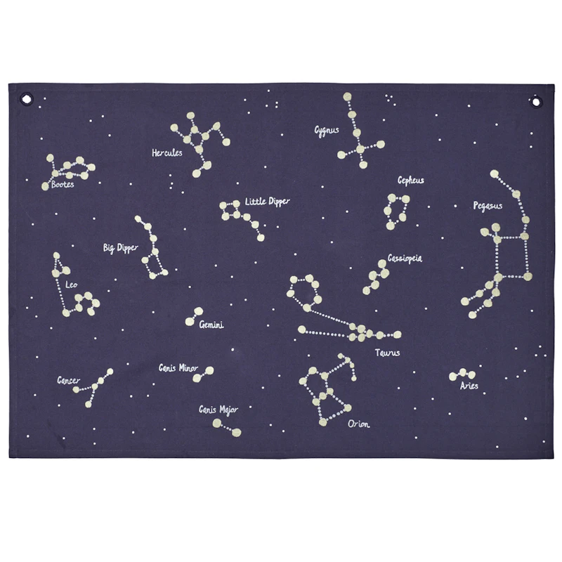 Wall Decoration - Constellation 100x70 cm, Dark Blue