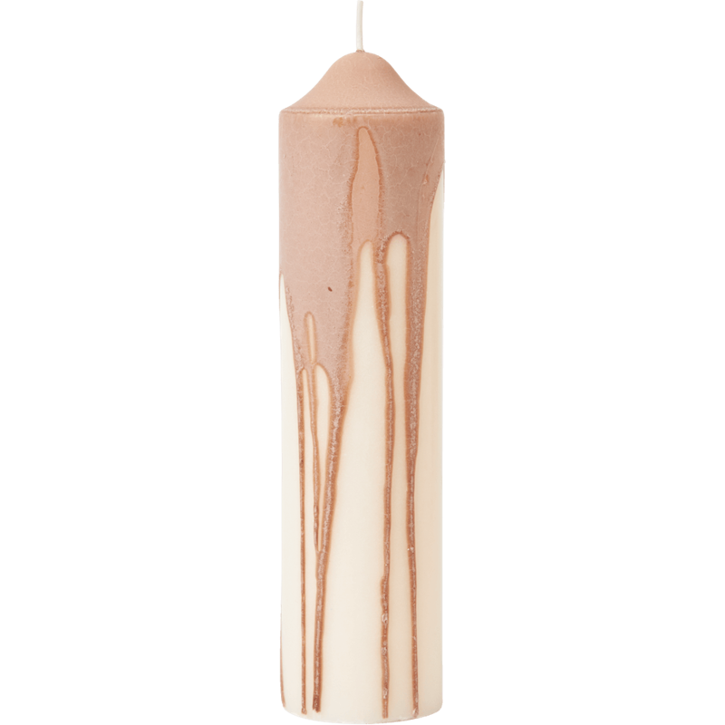 Dryp Pöytäkynttilä 20 cm, Beige
