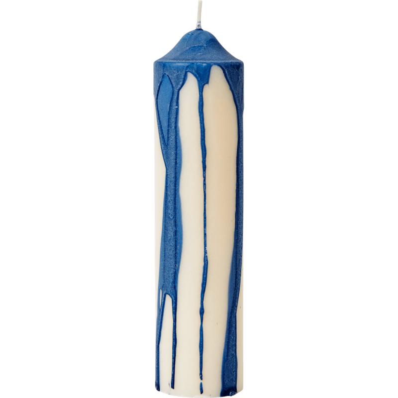 Dryp Pöytäkynttilä 20 cm, Deep Blue