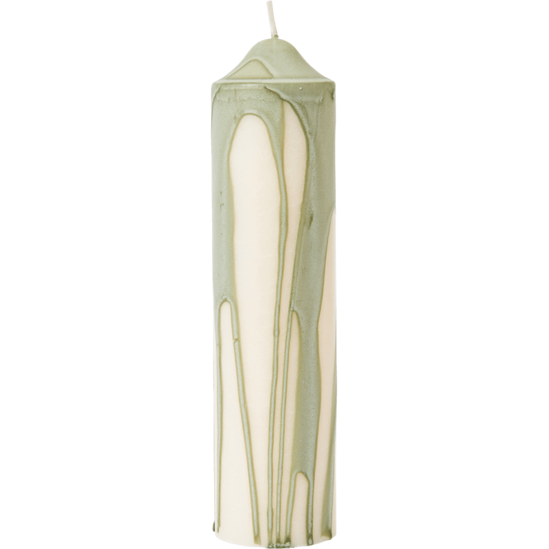 Dryp Pöytäkynttilä 20 cm, Tea Green