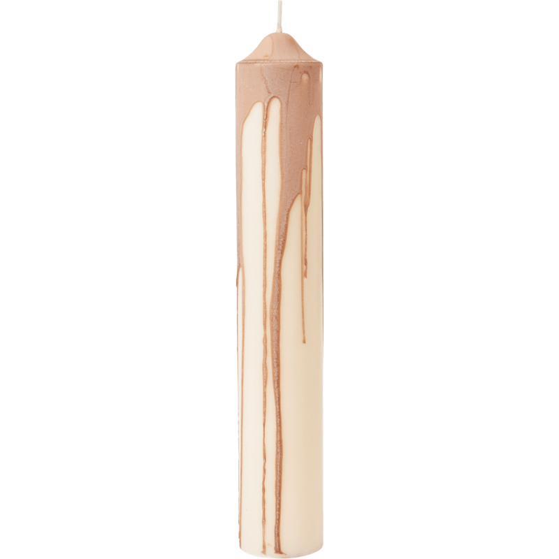 Dryp Pöytäkynttilä 30 cm, Beige