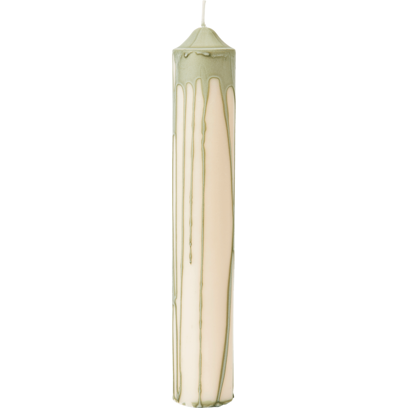 Dryp Pöytäkynttilä 30 cm, Tea Green