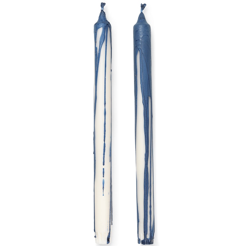 Dryp Kynttilät 30 cm 2 kpl:n pakkaus, Deep Blue
