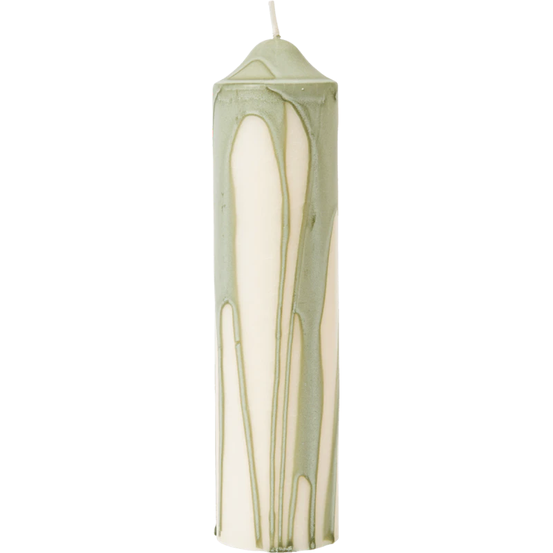 Dryp Pöytäkynttilä 20 cm, Tea Green