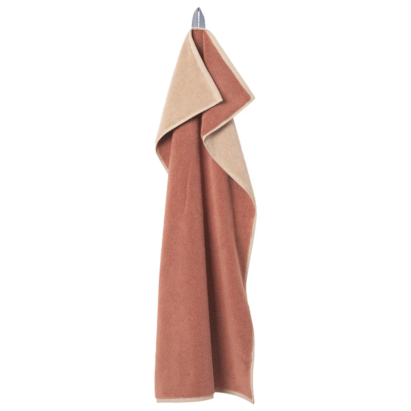 Ekko Hand Towel - Cashmere/Off-white Kylpypyyhe 50x100 cm Mocha Kashmirinvärinen