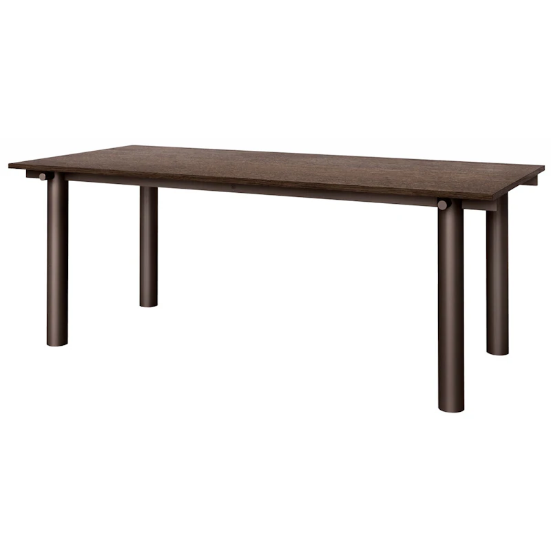 Atura Ruokapöytä 90x200 cm, Dark Chocolate / Dark Stained Oak