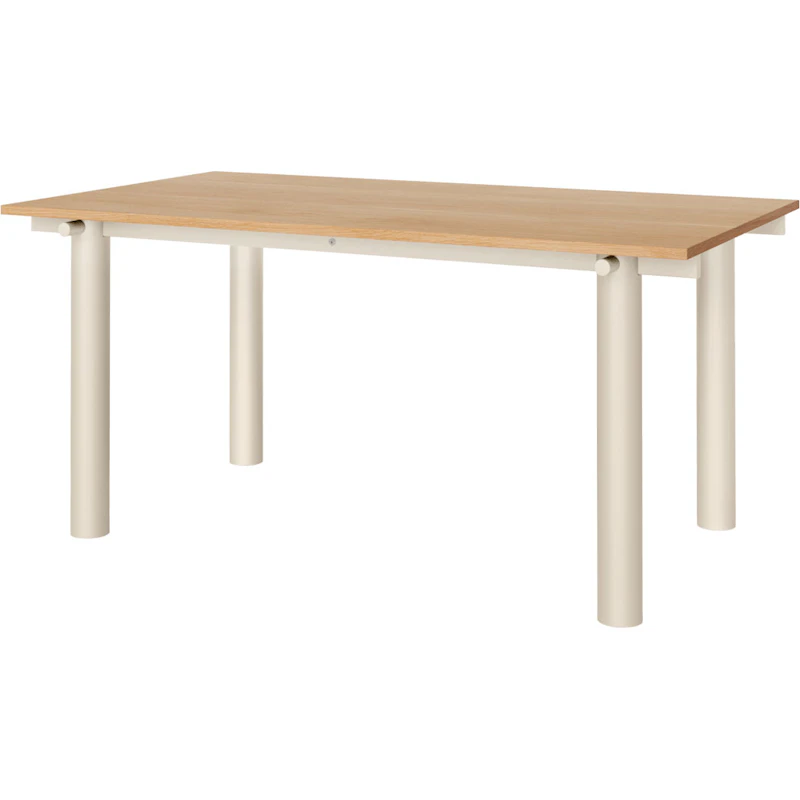 Atura Ruokapöytä 90x160 cm, Vaalea Kasmir / Tammiviilu