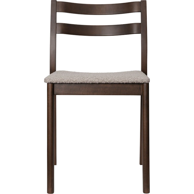 Boda Ruokapöydän Tuoli Rugged Bouclé, Tummaksi petsattu Pyökki / Natural