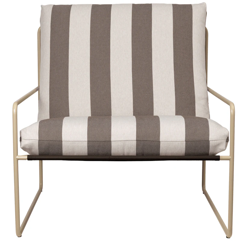 Desert Tyynynpäällinen Striped, Chocolate