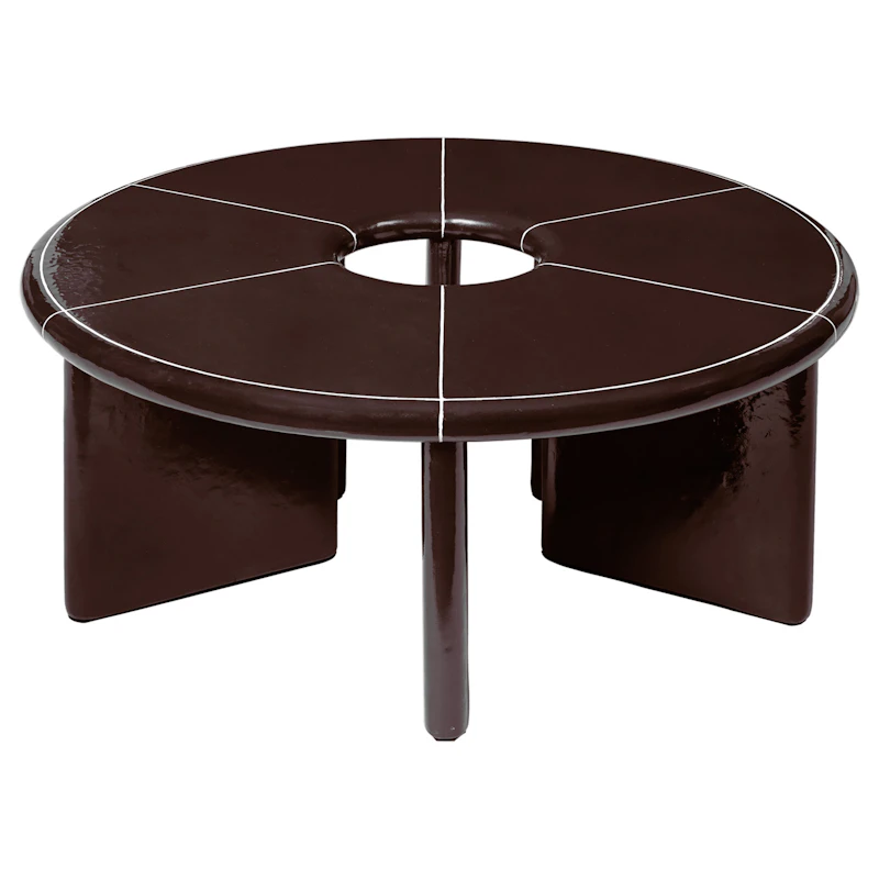 Deya Sohvapöytä Ø80, Pähkinänruskea