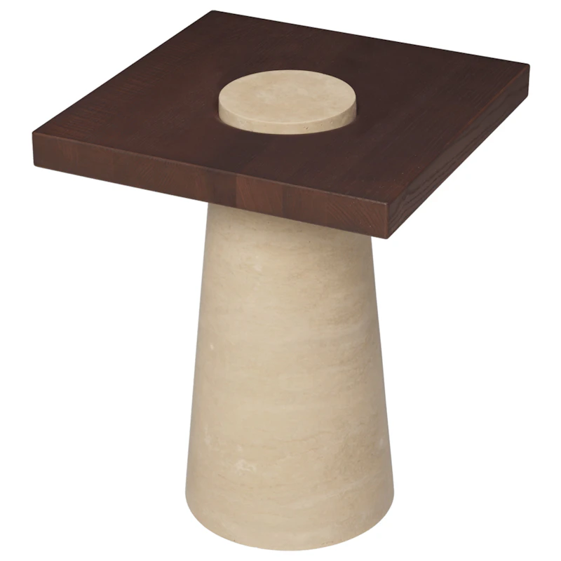 Grova Travertin Kukkateline 50 cm