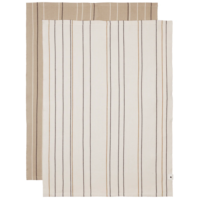 Ito Keittiöpyyhe 50x70 cm 2 kpl:n pakkaus, Parchment / Kashmirinvärinen