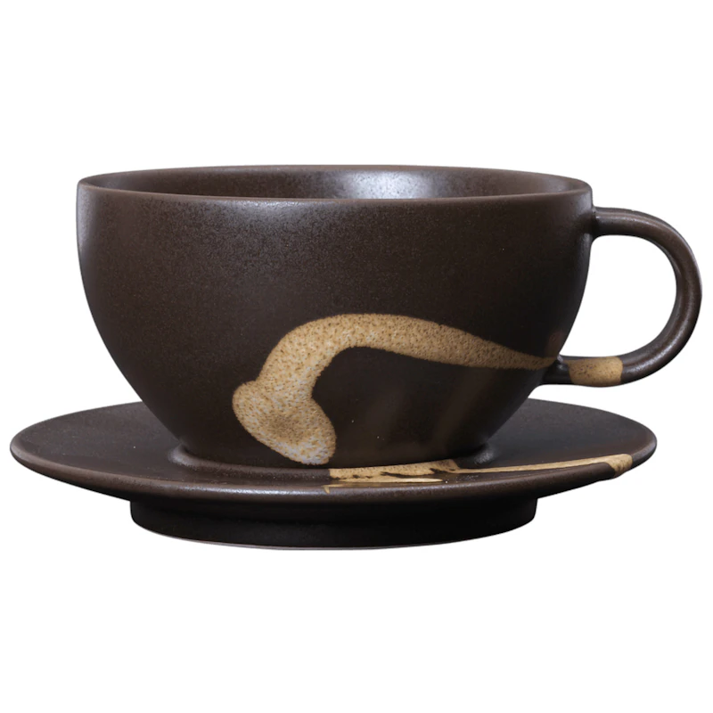 Koyo Teekuppipari, Tummanruskea