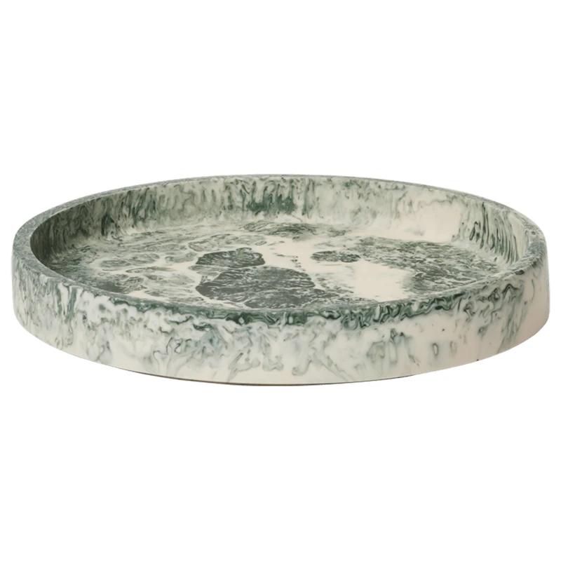 Mist Tarjotin Ø20 cm, Emerald Luonnonvalkoinen