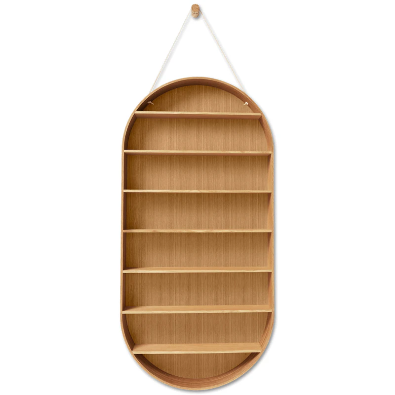 Oval Dorm Hylly 110 x 54 cm, Oiled Oak