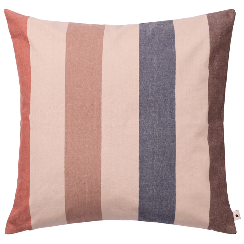 Strand Outdoor Tyynynpäällinen 50x50 cm, Mocha / Indigonsininen / Kashmirinvärinen