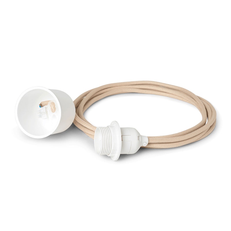 Tekstiilinauha Riippulamppu Sand 4 m