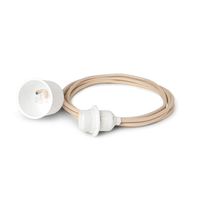 Tekstiilinauha Riippulamppu Sand 2 m