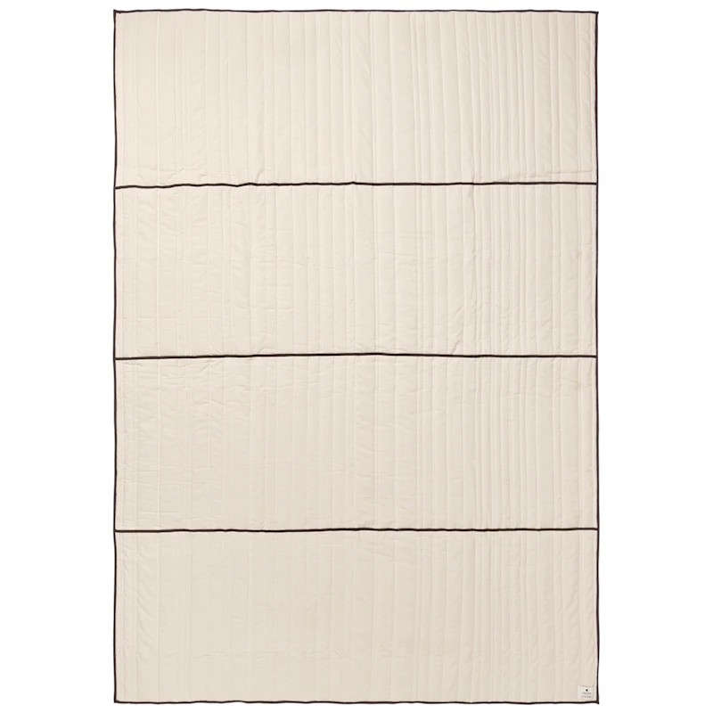 Vari Päiväpeite Luonnollinen / Dark Chocolate, 180x260 cm