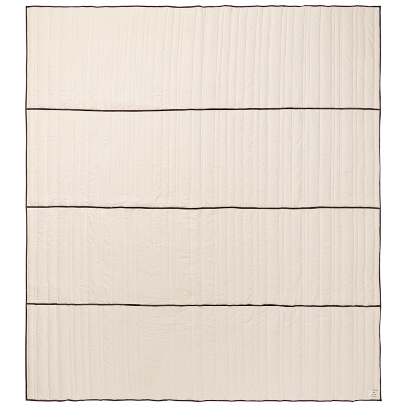 Vari Päiväpeite Luonnollinen / Dark Chocolate, 230x260 cm