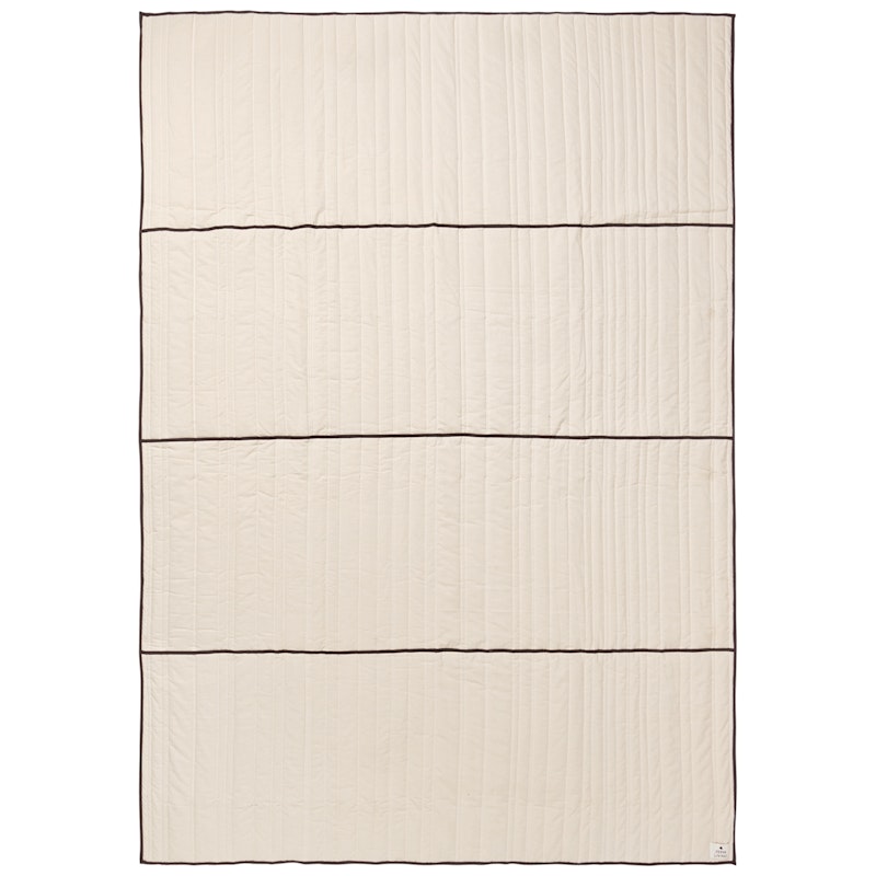 Vari Päiväpeite Luonnollinen / Dark Chocolate, 180x260 cm
