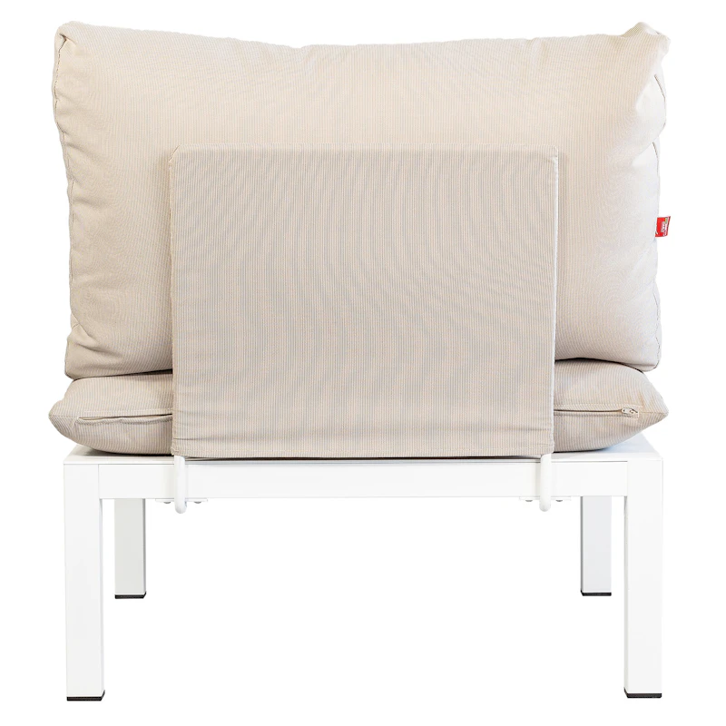 Domino, metal part for backrest/armrest