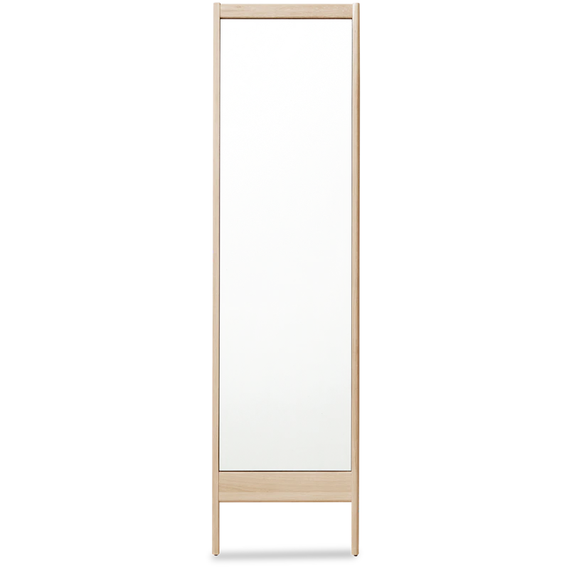 A Line Peili 52x195 cm, Valkoöljytty Tammi