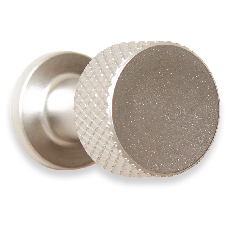 Angle Koukku / Nuppi Ø2 cm, Teräksenharmaa