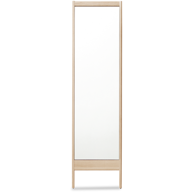 A Line Peili 52x195 cm, Valkoöljytty Tammi
