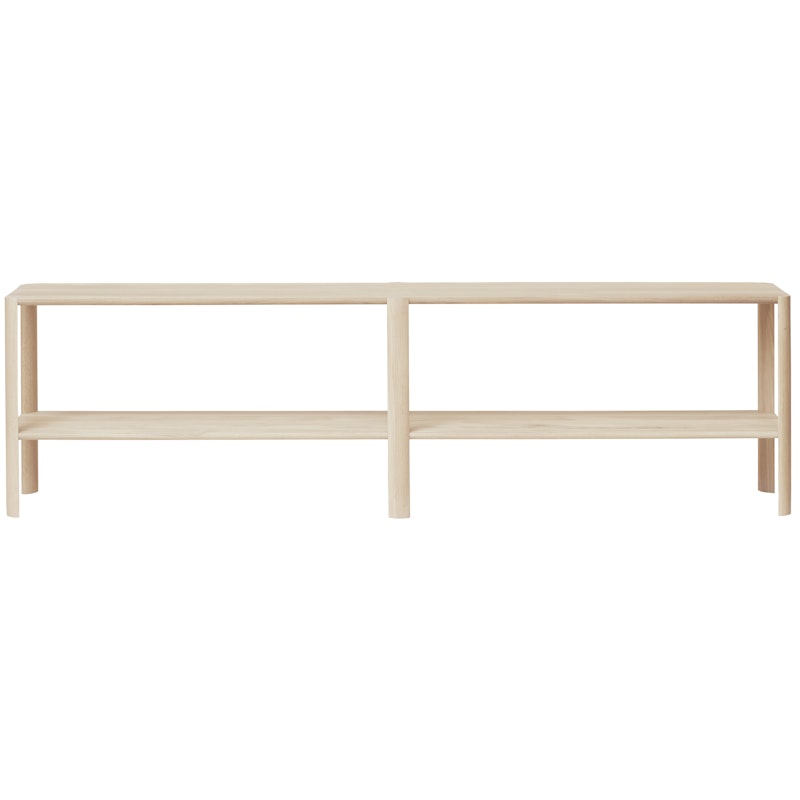 Leaf Hylly 2x2, Valkoöljytty Tammi