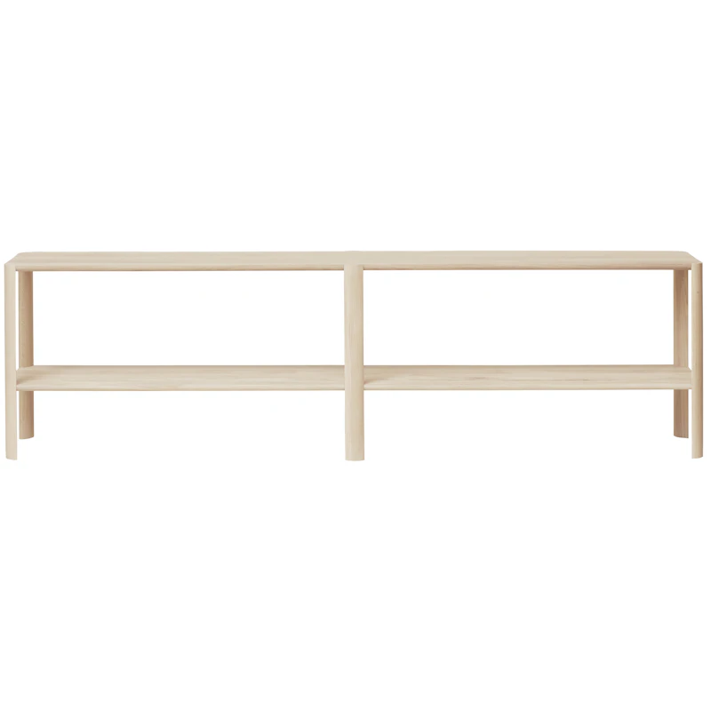 Leaf Hylly 2x2, Valkoöljytty Tammi