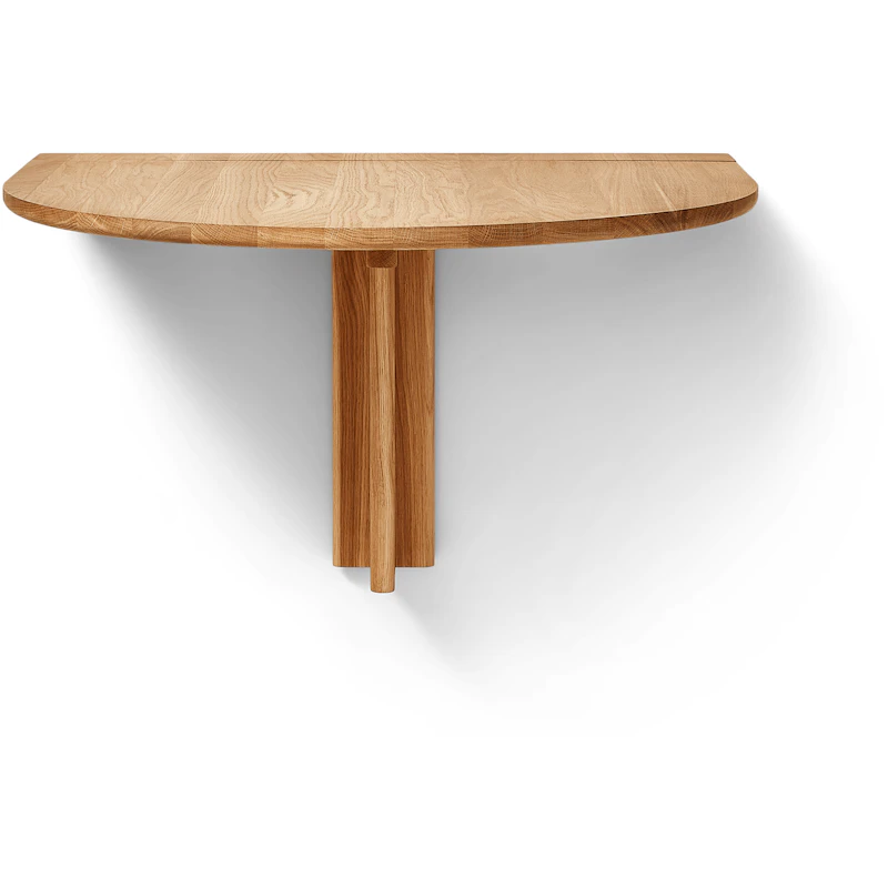 Trefoil Taittuva Seinäpöytä, Tammi