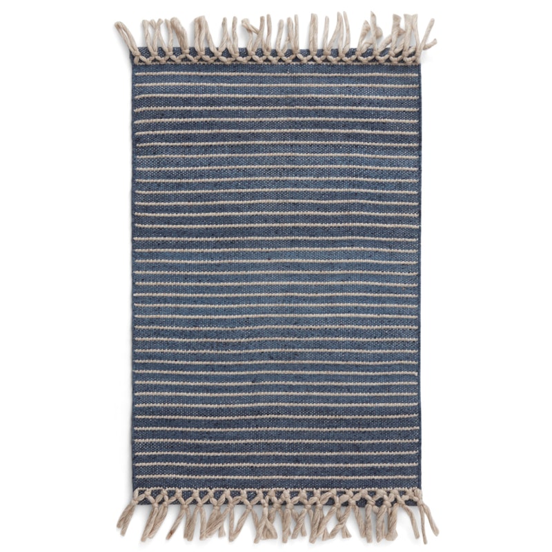 Bold Fringe Matto 140x200 cm, Dusty Blue