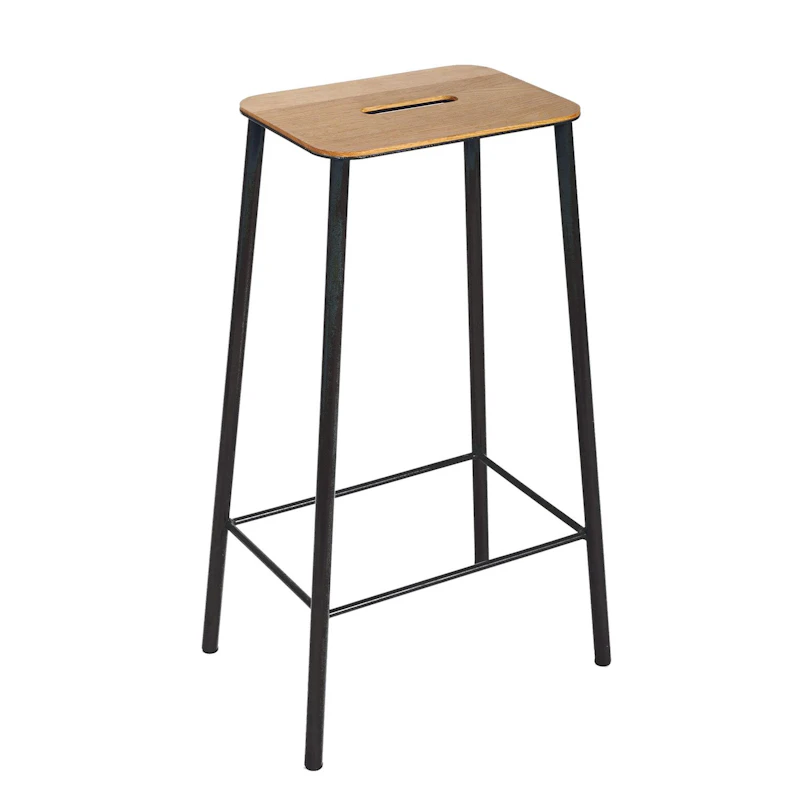 Adam Stool 76 Jakkara, Tammi/Matta Musta