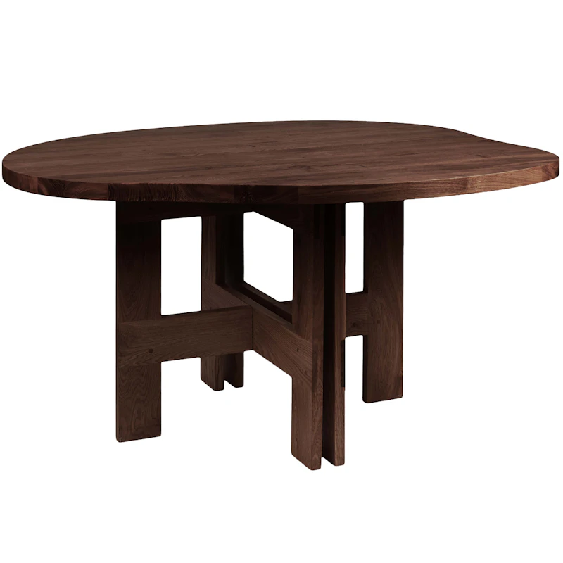 Farmhouse Ruokapöytä 140 cm, Dark Stained Oak