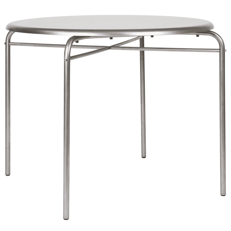 Petit Rond Pöytä Ruostumaton Teräs, Ø90 cm