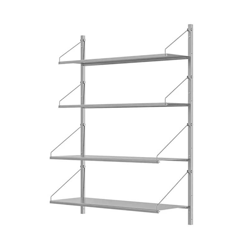Library Hylly 108x82,5 cm, Ruostumaton Teräs