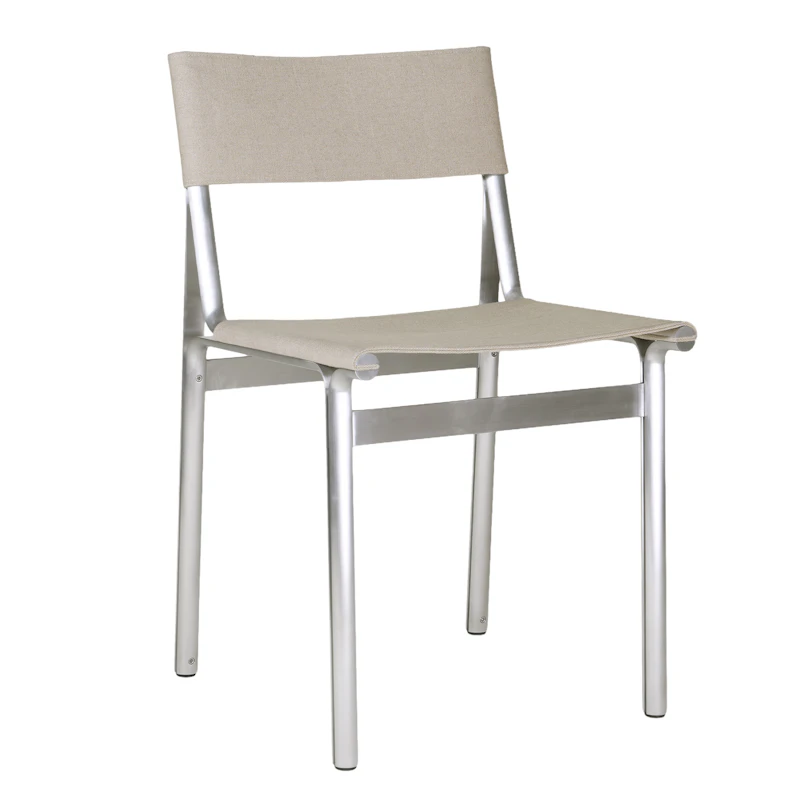 Union Chair, Aluminium / Sandstone Linen