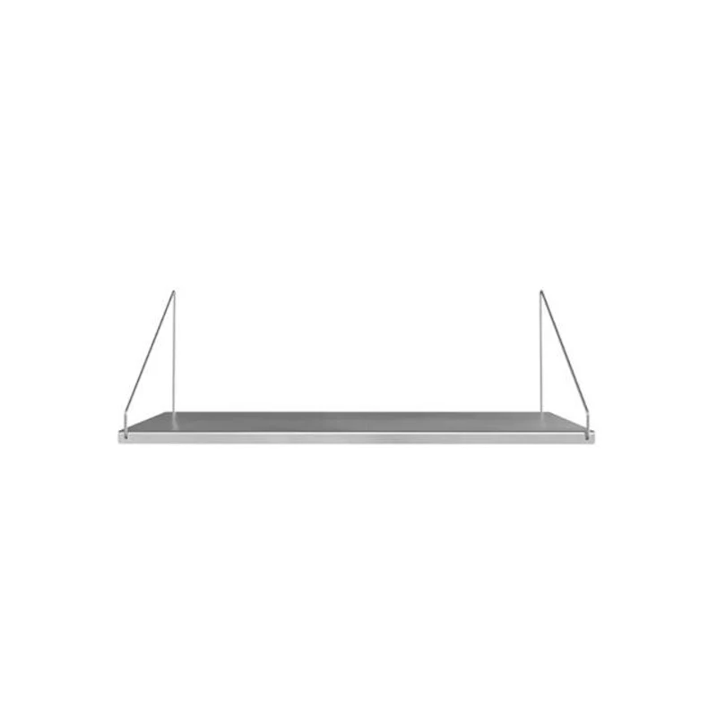 Library Hylly 27x60 cm, Ruostumaton Teräs