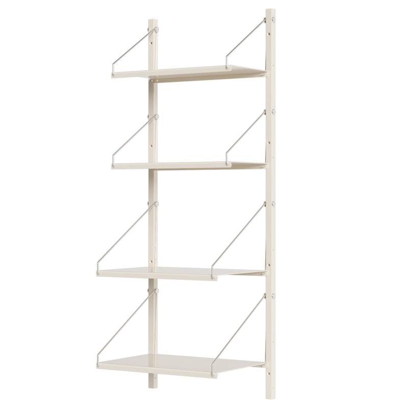 Library Hylly 40x108 cm, Lämmin Valkoinen