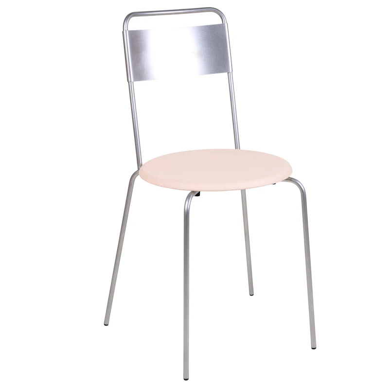 Petit Rond Tuoli, Ruostumaton Teräs / Nahka