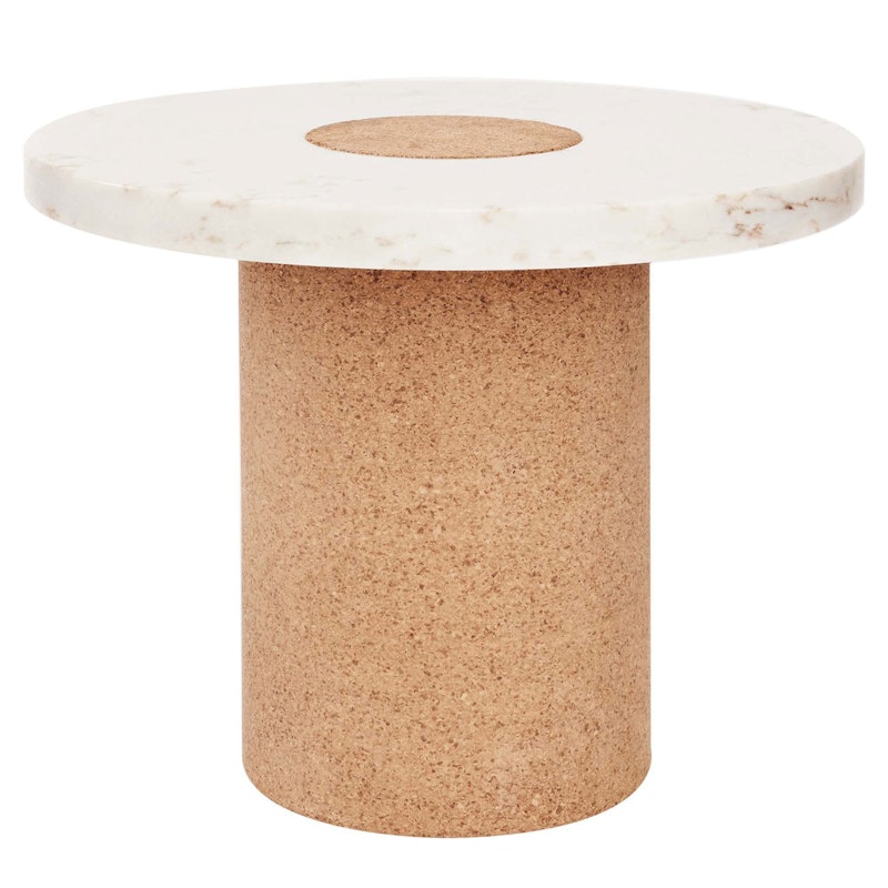 Sintra Pöytä White Marble, Ø 60 cm