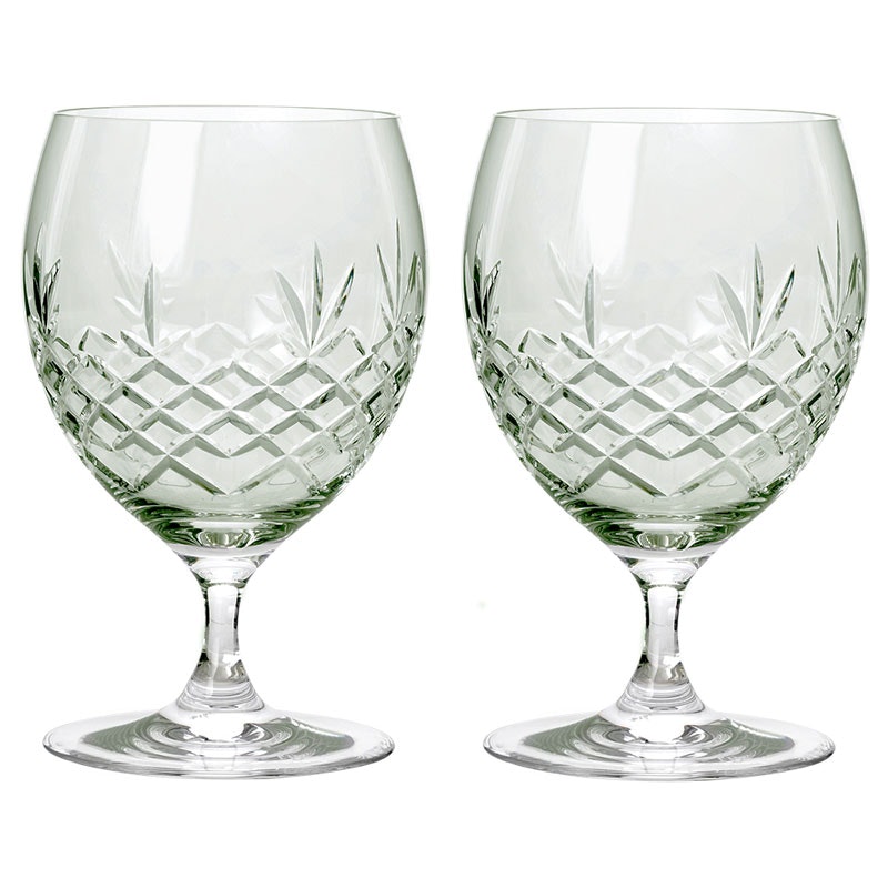 Crispy Eightball Glass 2 Pcs, Emerald