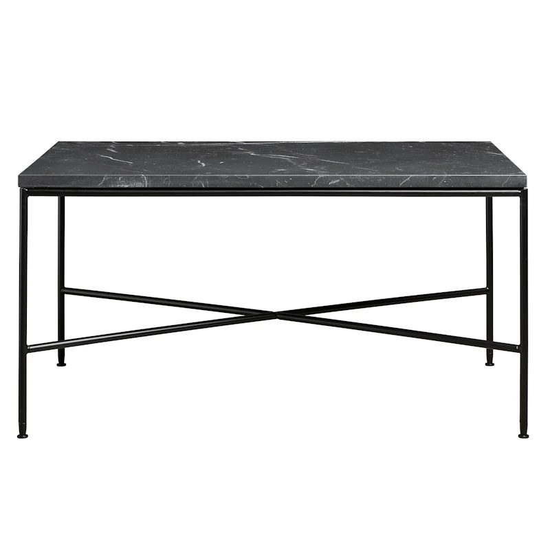 Planner Sohvapöytä 75x45 cm Hiilenharmaa/Musta